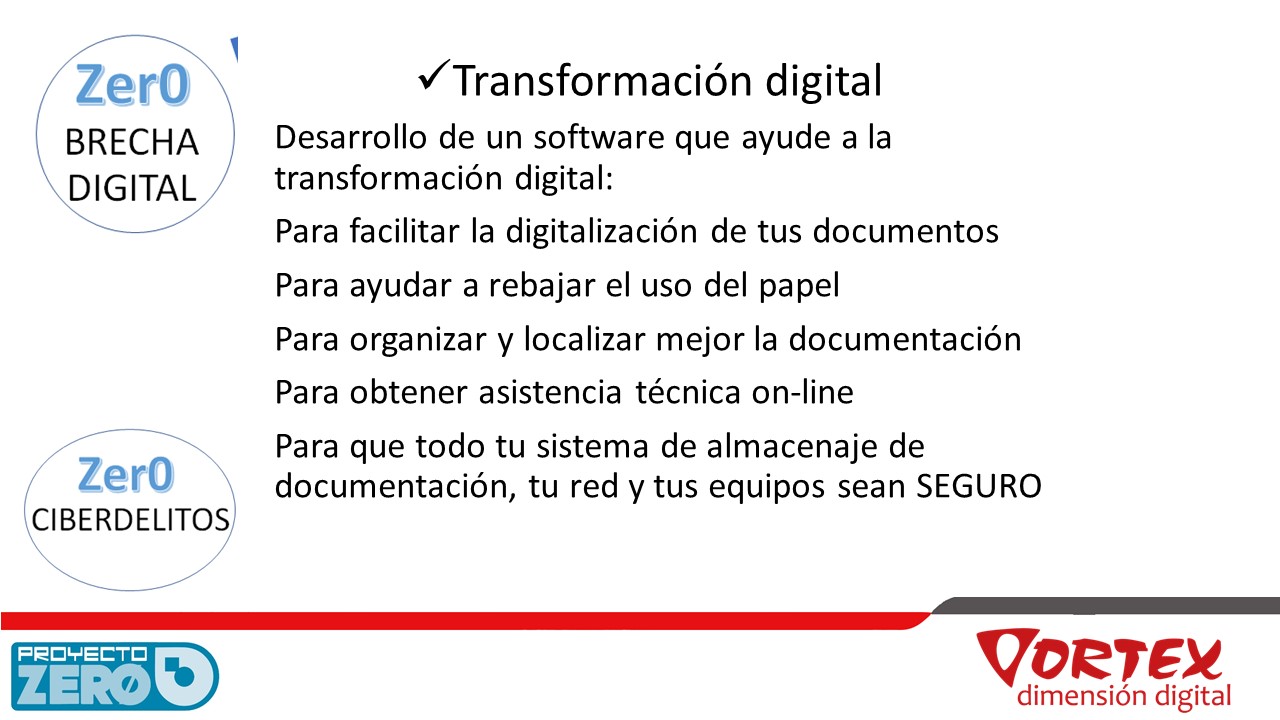 Transformación digital Proyecto Zer0